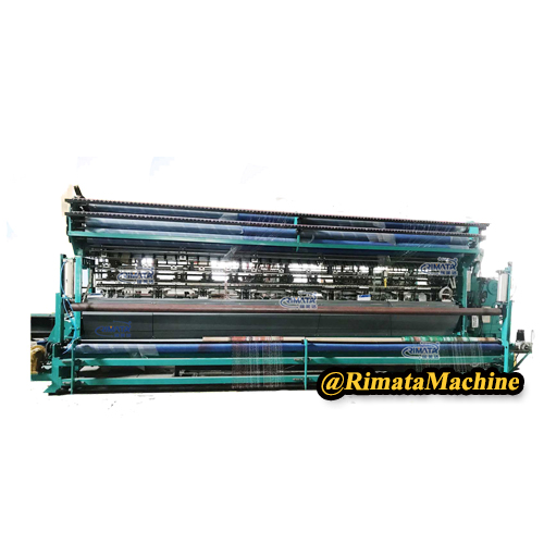 Máquina de tricô de urdidura de cama de agulha única